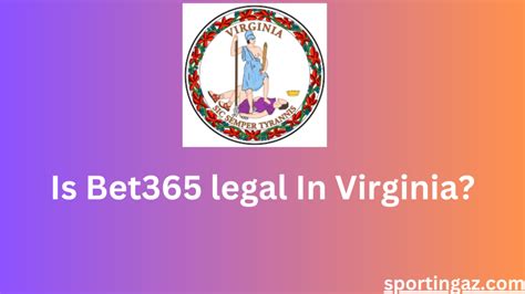 is bet365 legal in virginia